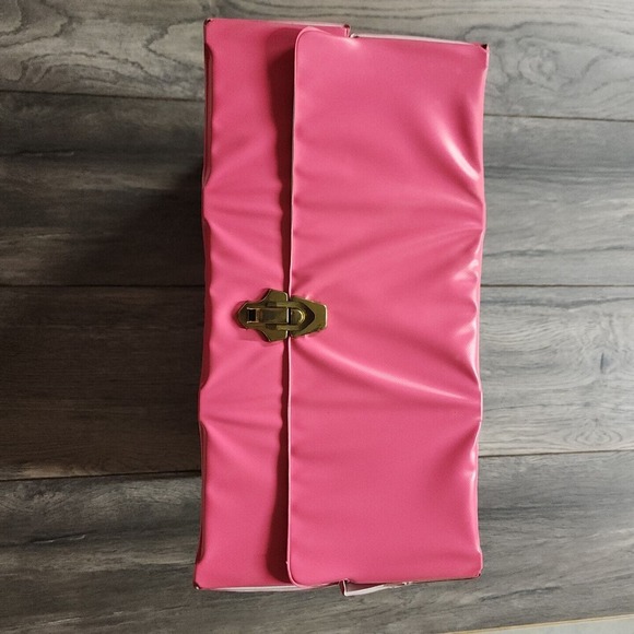 VINTAGE Pink MINER FASHION DOLL WARDROBE TRUNK 1981 - Picture 4 of 5